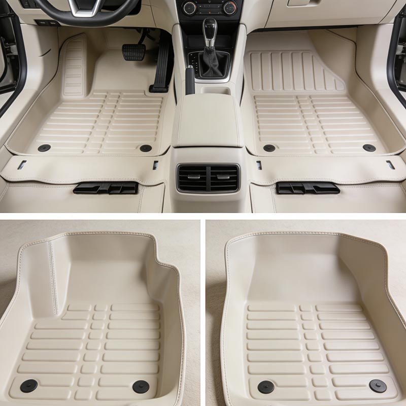 Ensemble de tapis de sol de voiture facile à nettoyer